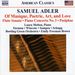 Samuel Adler (geb. 1928): Klavierkonzert Nr.3, CD