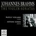 Johannes Brahms (1833-1897): Sonaten für Violine & Klavier Nr.1-3, CD