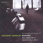 Johannes Brahms (1833-1897): Klaviersonate Nr.3 op.5, CD