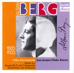 Alban Berg (1885-1935): Frühe Klaviermusik (1907-1909), CD