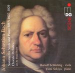 Johann Sebastian Bach (1685-1750): Cellosonaten BWV 1027-1029 (arr.für Viola), SACD