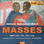 Johann Sebastian Bach (1685-1750): Messen BWV 233-236, 2 CDs