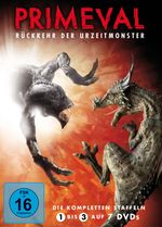 Primeval - Rückkehr der Urzeitmonster Staffel 1-3, 7 DVDs
