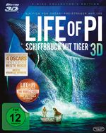 Life Of Pi (2D + 3D Blu-ray + DVD + Digital Copy), Blu-ray Disc