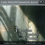 Carl Philipp Emanuel Bach (1714-1788): Sonaten für Violine & Cembalo Wq.75,76,78, CD