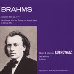Johannes Brahms (1833-1897): Sonate f.2 Klaviere op.34, CD