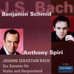 Johann Sebastian Bach (1685-1750): Sonaten für Violine & Cembalo BWV 1014-1019,1021,1023, 2 CDs