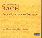 Johann Sebastian Bach (1685-1750): Sonaten & Partiten für Violine BWV 1001-1006, CD