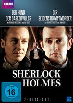 Sherlock Holmes: Seidenstrumpfmörder & Hund der Baskervilles, 2 DVDs