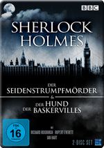 Sherlock Holmes: Seidenstrumpfmörder & Hund der Baskervilles, 2 DVDs