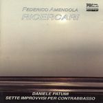 Federico Amendola: Ricercare f.Kontrabaß & Ensemble, CD