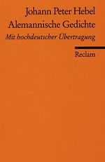 Johann P. Hebel: Alemannische Gedichte, Buch