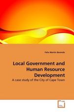 Felix Martin Barends: Local Government and Human Resource Development, Buch