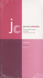 journal culinaire No 13. Kultur und Wissenschaft des Essens, Buch