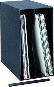 LP-Regal-Box für bis zu 50 LPs, schwarz, Zubehör