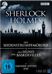 Sherlock Holmes: Seidenstrumpfmörder & Hund der Baskervilles, 2 DVDs