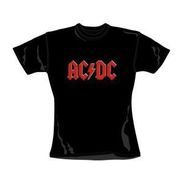 AC/DC: Red Logo Skinny (Größe S), T-Shirt