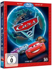Cars 2 2D & 3D (Blu-ray), 3 Blu-ray Discs