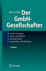 Rocco Jula: Der GmbH-Gesellschafter, Buch