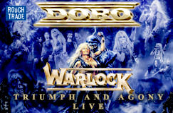 »Doro: Warlock – Triumph and Agony Live« auf CD und Blu-ray. Auch auf Vinyl und MC erhältlich.