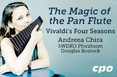Antonio Vivaldis »Vier Jahreszeiten« für Panflöte &amp; Orchester mit Andreea Chira  auf Vinyl