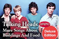 »Talking Heads: More Songs About Buildings And Food (Deluxe Edition)« auf 3 CDs und Blu-ray. Auch auf Vinyl erhältlich.