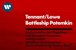 Tennant/Lowe, Battleship Potemkin. Aufgeführt von Pet Shop Boys und Dresdner Sinfoniker. Blaues Logo oben links.