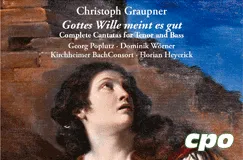 Text: Christoph Graupner, Gottes Wille meint es gut. Darunter eine Illustration einer Person, die nach oben schaut. Logos: cpo.