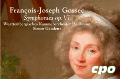 Text: François-Joseph Gossec, Symphonies op. VI, Württembergisches Kammerorchester Heilbronn, Simon Gaudenz, cpo. Gemälde: Frau mit hellem Kleid und Locken.
