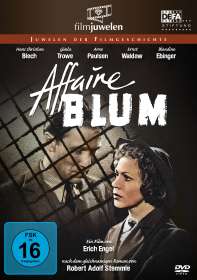Erich Engel: Affaire Blum (Affäre Blum), DVD