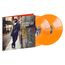 "Gregory Porter: Take Me to the Alley" auf einem Plattencover. Zwei orangefarbene Vinyl-Schallplatten.