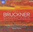 "The Complete Bruckner Symphonies, Royal Scottish National Orchestra, Georg Tintner. Ein abstraktes Gemälde in Rot- und Gelbtönen."