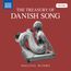 "The Treasury of Danish Song", 18 CDs, Musica Ficta, Bo Holten. Eine Statue einer Meerjungfrau auf rotem Hintergrund.