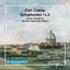 "Carl Czerny Symphonies 1 & 2, Kölner Akademie, Michael Alexander Willens." Malerei einer Stadtansicht.
