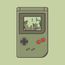 Illustration eines klassischen tragbaren Videospielgeräts mit Tetris auf dem Bildschirm.