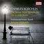 Text: Charles Koechlin, The Seven Stars' Symphony, Vers la voûte étoilée, Sinfonieorchester Basel, Ariane Matiakh. Eine Bank vor einer Straßenlaterne, ein Hut liegt auf der Bank.