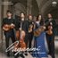 "Carlotta Dalia & Goldmund Quartet" und "Paganini his music, his instrument". Fünf Musiker mit Streichinstrumenten.