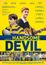 Zitate und Preise bewerben den Film "Handsome Devil". Zwei junge Personen, der eine hält eine Gitarre, der andere einen Rugby-Ball.