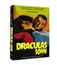 Filmcover von "Draculas Sohn". Zwei Personen, eine schlafend, die andere schaut sie an. Intensives Gelb dominiert.