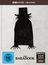 Text oben: "4K Ultra HD + Blu-ray". Unten: "Der Babadook". Schattensilhouette mit Hut und krallenartigen Händen.