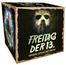 "FREITAG DER 13. ORIGINAL CRYSTAL-LAKE-EDITION Teile 1-8 plus Killer-Cut des Remakes." Eishockeymaske, unheimliche Atmosphäre.