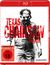 "Texas Chainsaw UNRATED", FSK ab 18. Ein bedrohlicher, maskierter Mann in Schwarz-Weiß vor einem weißen Hintergrund.