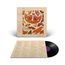 "Talk Talk", "The Colour of Spring", Schmetterlingsmuster auf Plattencover, schwarze Vinyl-Schallplatte mit beige Liedtextblatt.