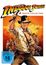 Text: "Indiana Jones 4-Movie Collection", "FSK ab 16 freigegeben". Illustration: Abenteuerheld mit Peitsche, Hut, weitere Charaktere.