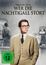 „Gregory Peck: Wer die Nachtigall stört.“ Darunter eine Person in einem Anzug, mit Brille und ernstem Gesichtsausdruck.