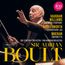 Sir Adrian Boult dirigiert mit erhobenem Taktstock. Logo "ica classics" in Pink. Texte: Komponisten und Orchester.