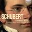 Text: Schubert Chamber Music. String Quartets, Quintets, Piano Trios, Violin Sonatas, Octet. Illustratives Gesicht eines Mannes mit Brille.