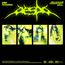 Text: "aespa The 2nd Album" und "Lemonade ACID Ver.". Graues Logo von "aespa" und vier verschwommene, grünliche Rechtecke.