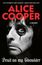 "Alice Cooper", "a memoir", "Devil on my Shoulder", Porträt mit dramatischem Make-up und ausdrucksstarkem Blick.