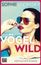 "SOPHIE ANDRESKY", "VÖGEL WILD", "EROTISCHER ROMAN", rote Sonnenbrille und Lutscher, gelber Bikini, blauer Hintergrund.
